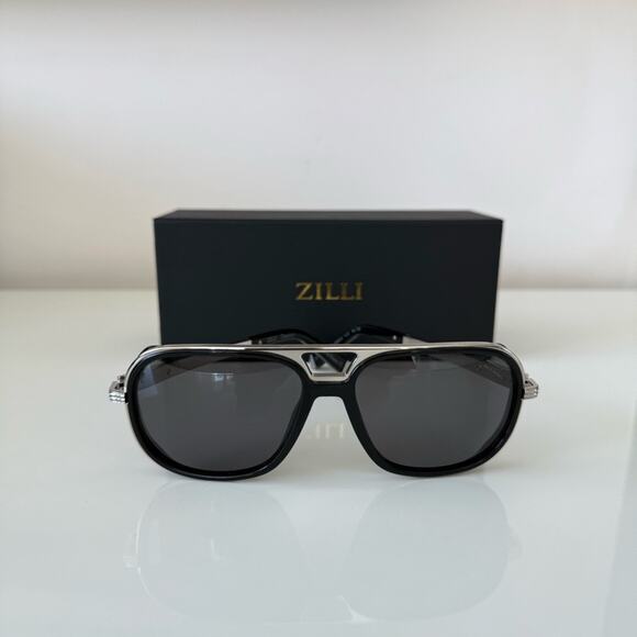 NEW!!! Zilli men sunglasses ZI 65026 C06 Authentic Retail 950$ - Picture 1 of 10